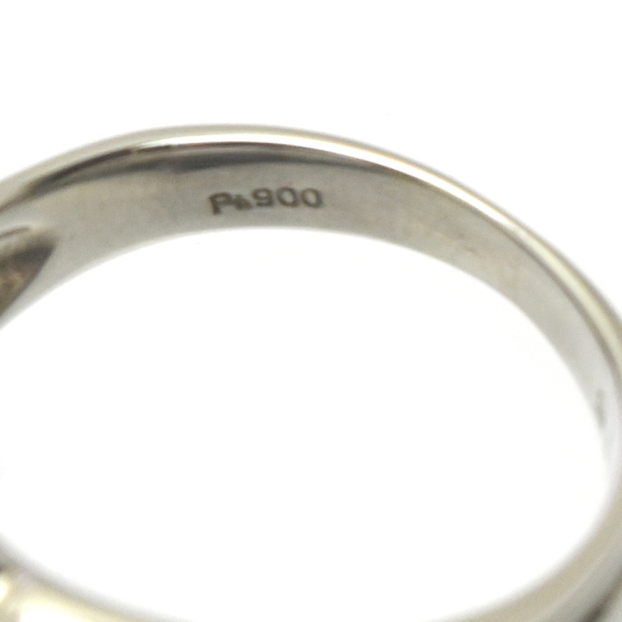 リング プラチナ900 Pt900 ダイヤモンド ダイヤ0.15ct 指輪サイズ：8号 レディース ジュエリー 指輪_画像4