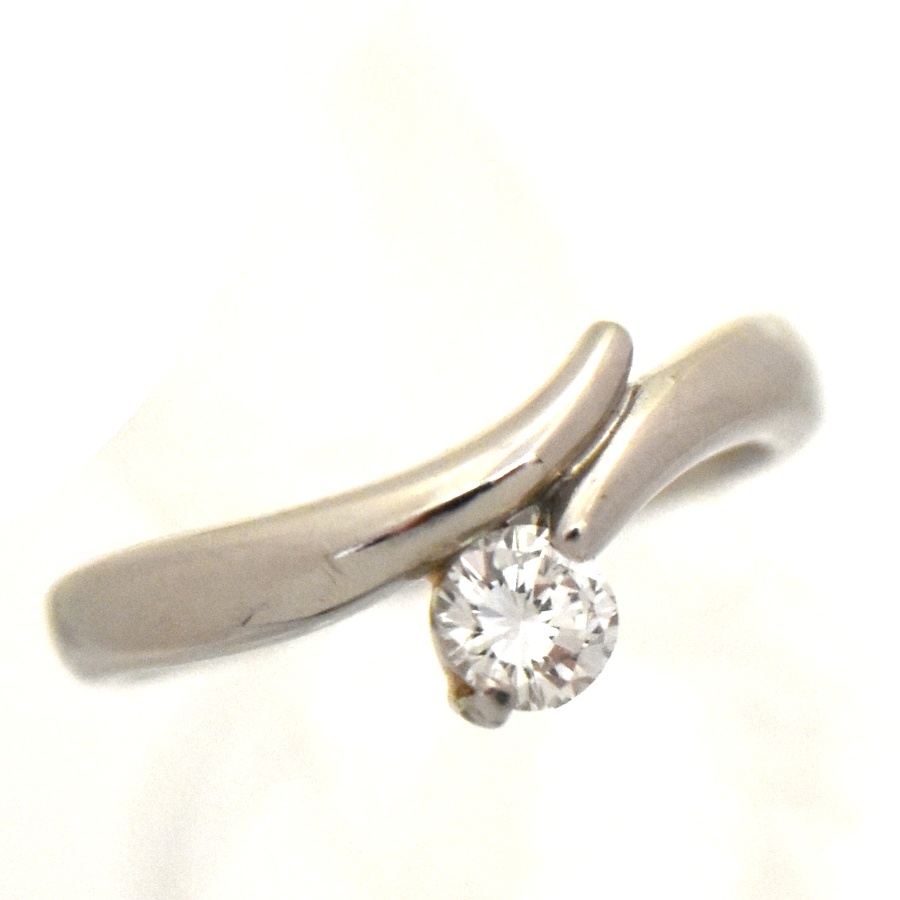 リング プラチナ900 ダイヤモンド 0.326ct 12号 ソーティング付き レディース ジュエリー 指輪