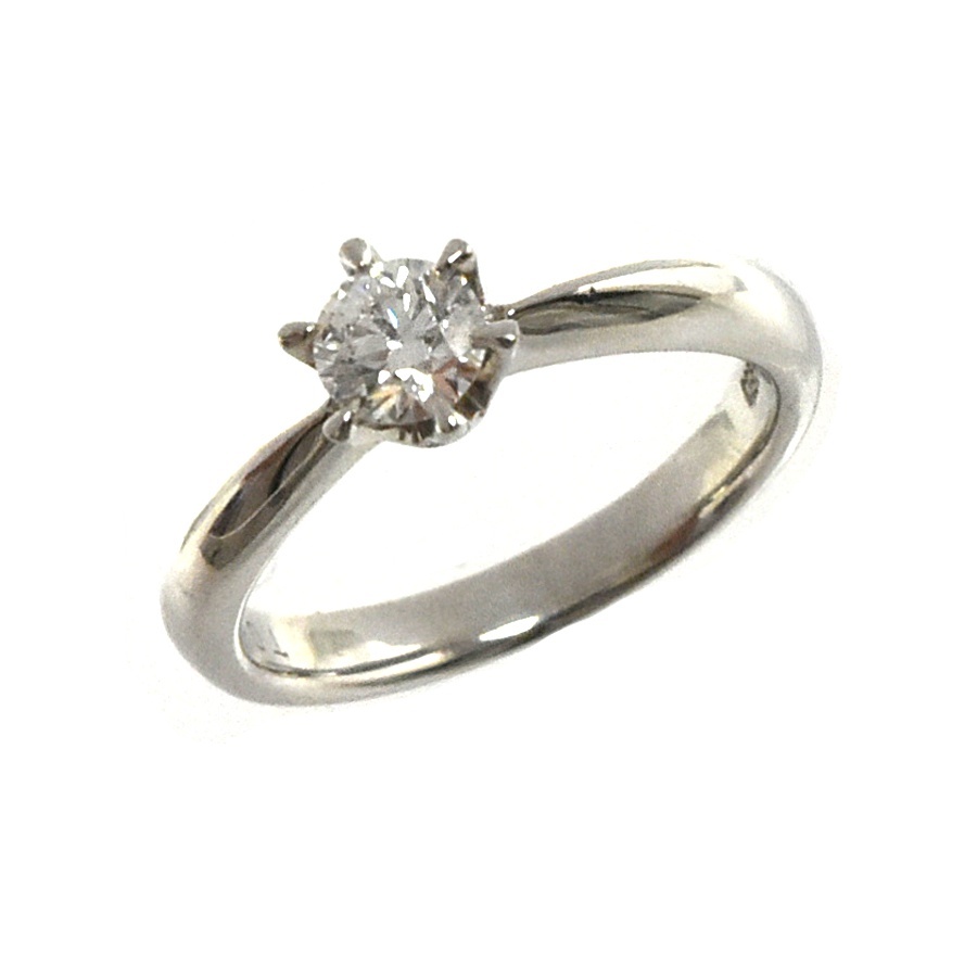 リング プラチナ950 ダイヤモンド0.402ｃｔ 指輪サイズ：10.5号 カラーＦ クラリティVS-1 カットEXCELLENT ジュエリー
