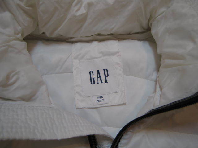 #GAP Gap XXS white light weight jumper jacket #