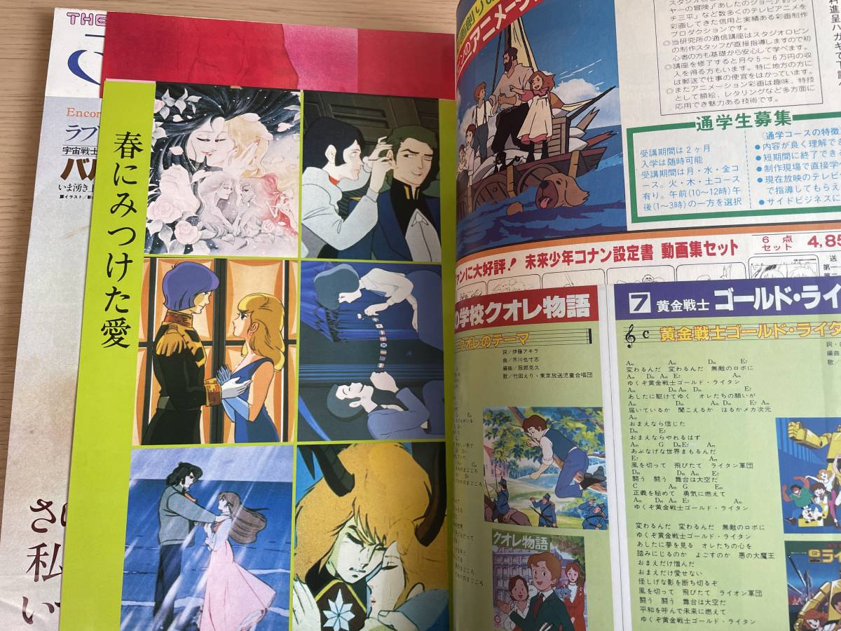 アニメージュ　1981年5月号　銀河鉄道999/バルディオス/1000年女王/あしたのジョー/タイガーマスク　　J26_画像4