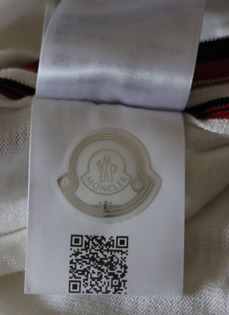 モンクレール【タグ付・美品】ニット サイズS 国内正規品 ホワイト レディース MONCLER_画像10