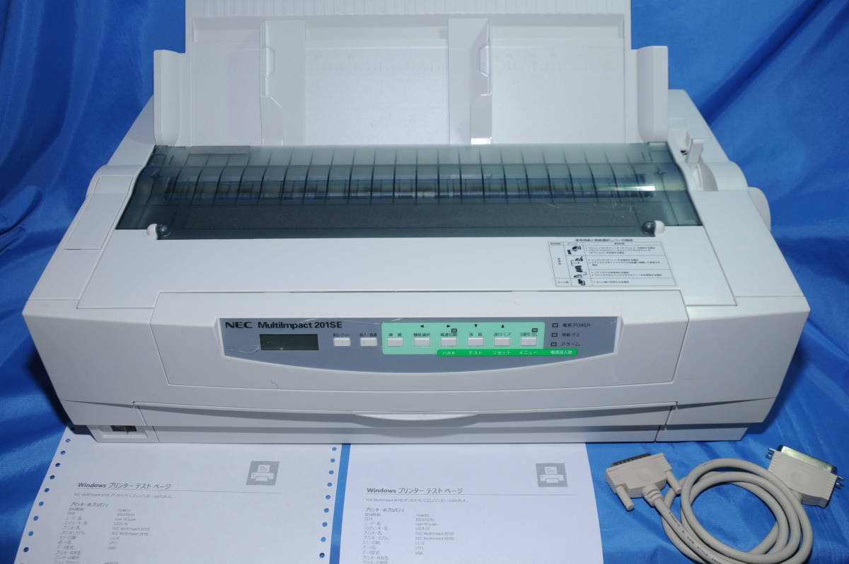 美品）即納） NEC MultiImpact D201SE ドットプリンター 複写伝票に 印字良好の画像2