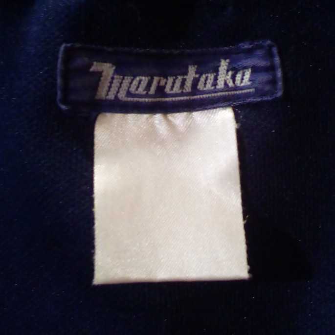 Marutaka вязаный заднее крыло брюки темно синий 