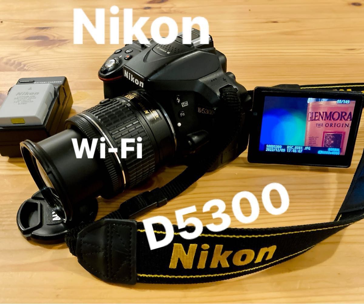 初心者でもキレイに写る 人気 Nikon D5300 爆速レンズ VR(手ぶれ補正 