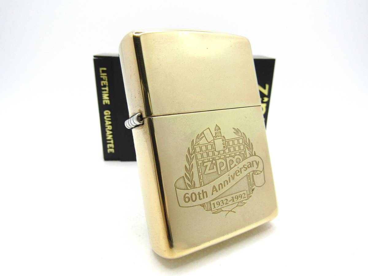 ジッポー Zippo社60周年記念 1992年ヌーヴォー SOLID BRASS | labiela.com