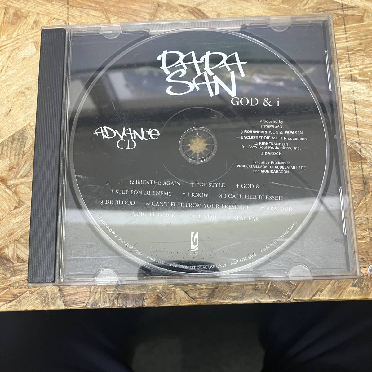◎ HIPHOP,R&B PAPA SAN - ADVANCE CD アルバム! CD 中古品_画像1
