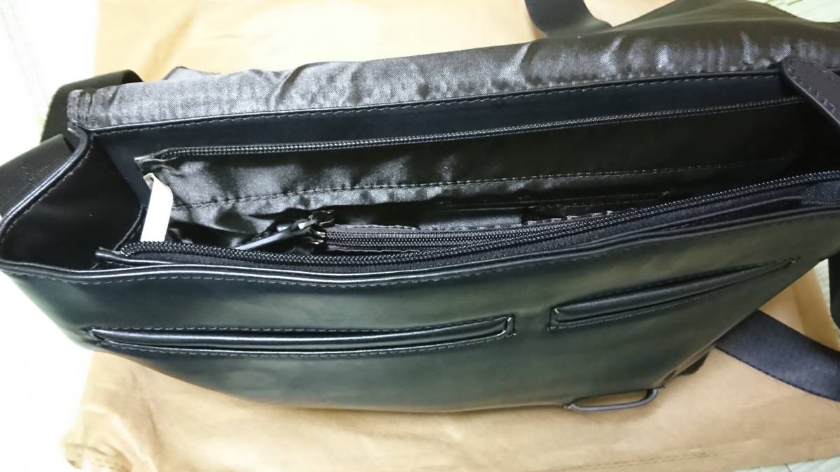 [ほぼ未使用]BAIGIO ショルダーバッグ メンズ 横型ショルダー メッセンジャーバッグ A4対応 斜め掛けバッグ 書類鞄_画像4