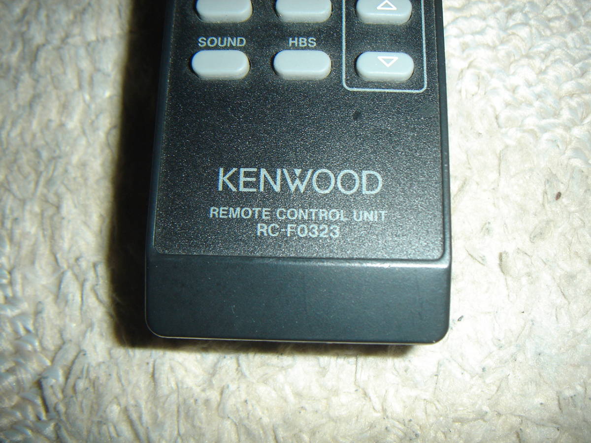 中古☆KENWOOD リモコン RC-F0323 CDコンポ M-313 用 USBミニコンポ☆_画像3