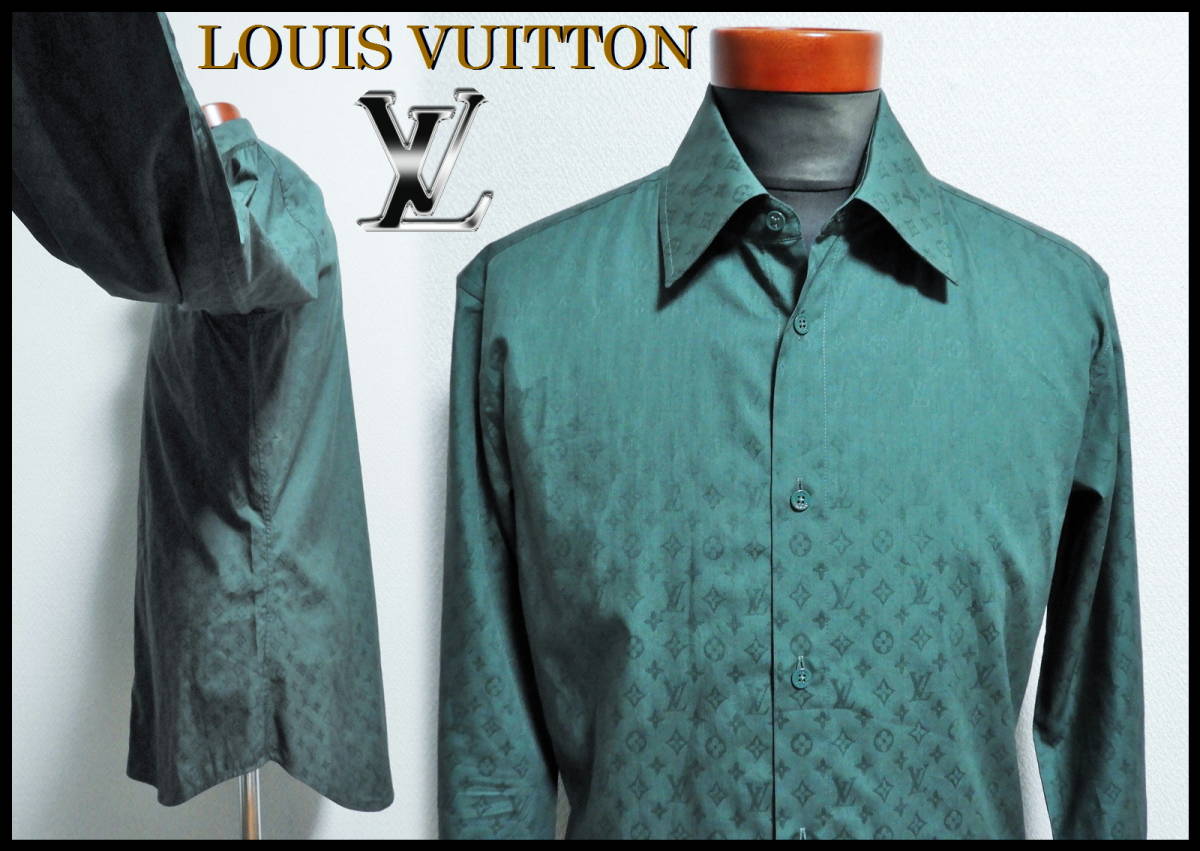 LOUIS VUITTON ジャガードシャツ 即完売品 ルイヴィトン モノグラム