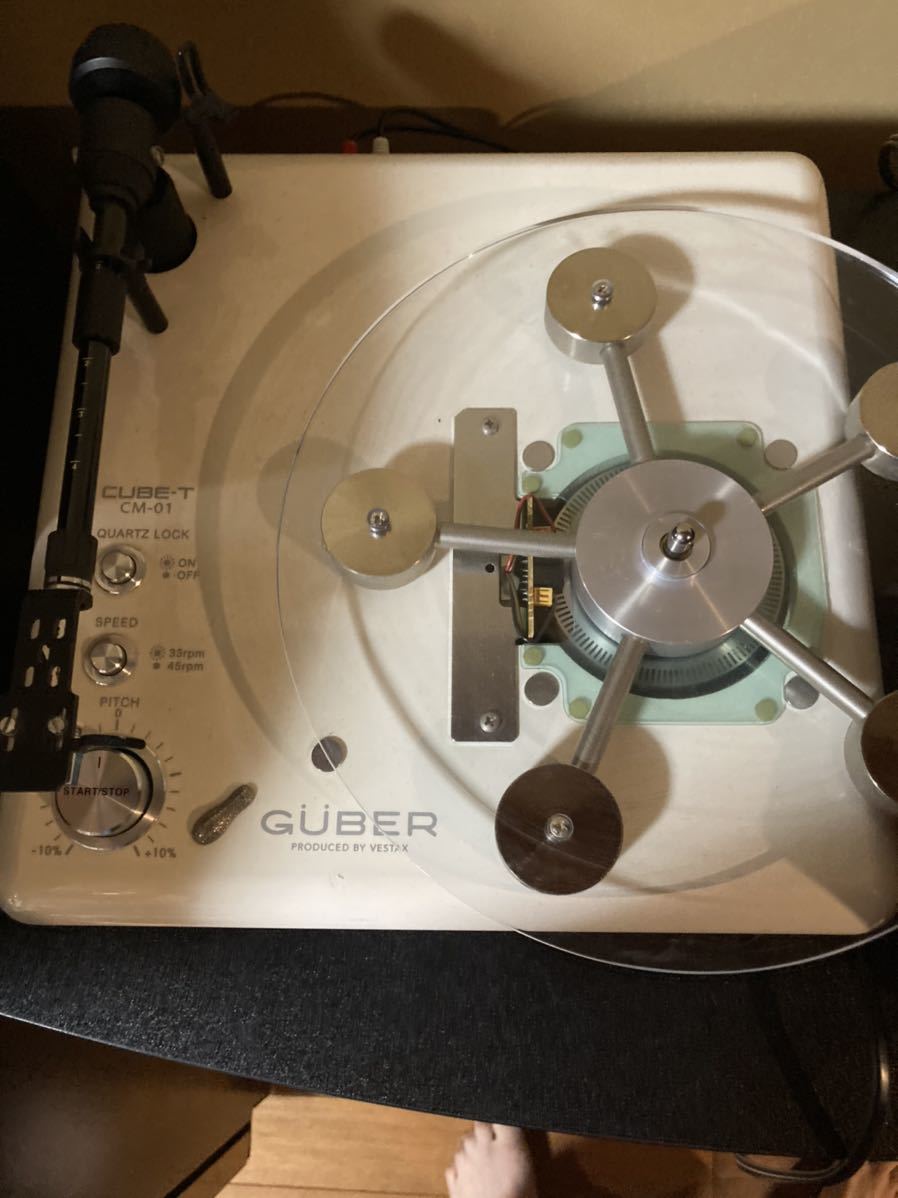 ヤフオク! - VESTAX ターンテーブル guber ホワイト CM-...
