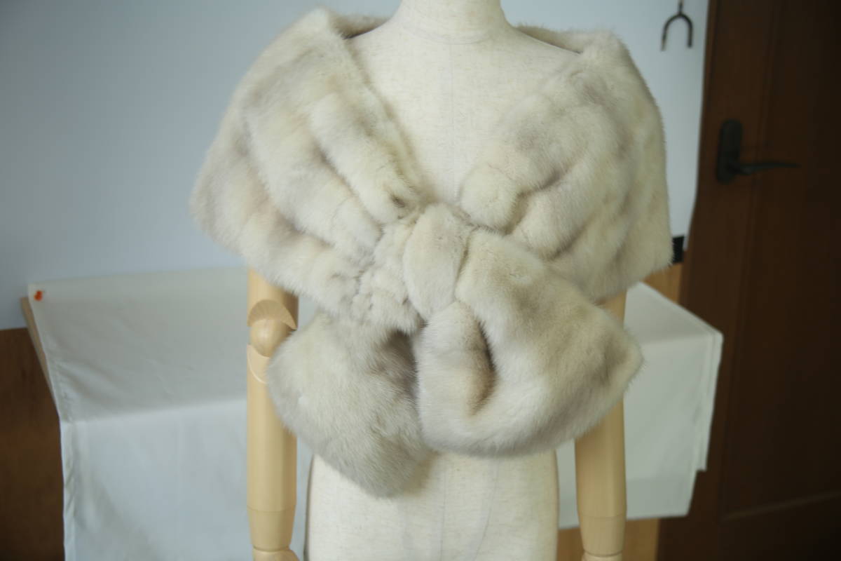 Mink】リアルファーストール*ホモサファイアミンク(ハンドメイド