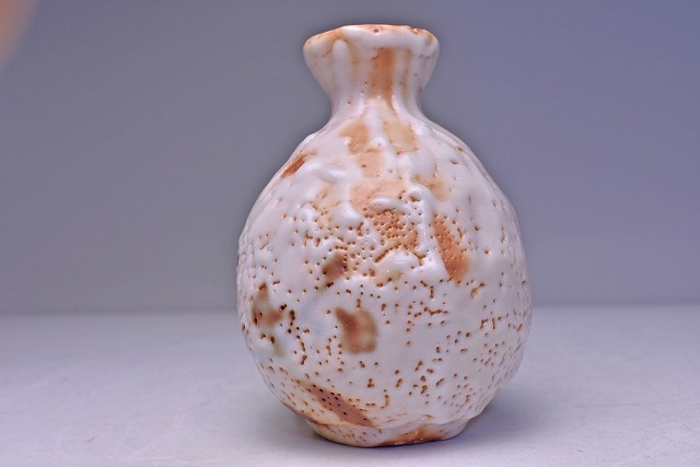 HOTお得 林正太郎作 共箱 略歴付 酒器 紅志野 徳利 超歓迎新品