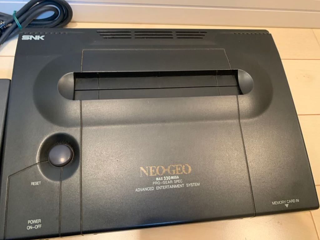 SNK NEOGEO ネオジオ ゲーム本体 餓狼伝説スペシャル ソフト付き 箱