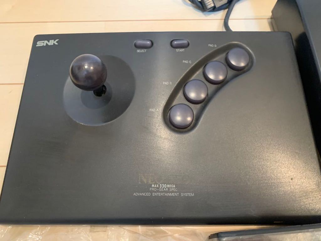 SNK NEOGEO ネオジオ ゲーム本体 餓狼伝説スペシャル ソフト付き 箱