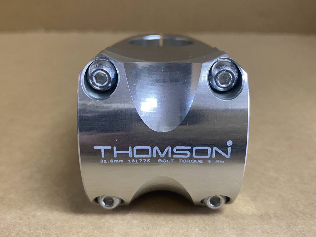 THOMSON トムソン　Elite X４ MTBステム 50mm シルバー　新品未使用　31.8mmクランプ_画像4