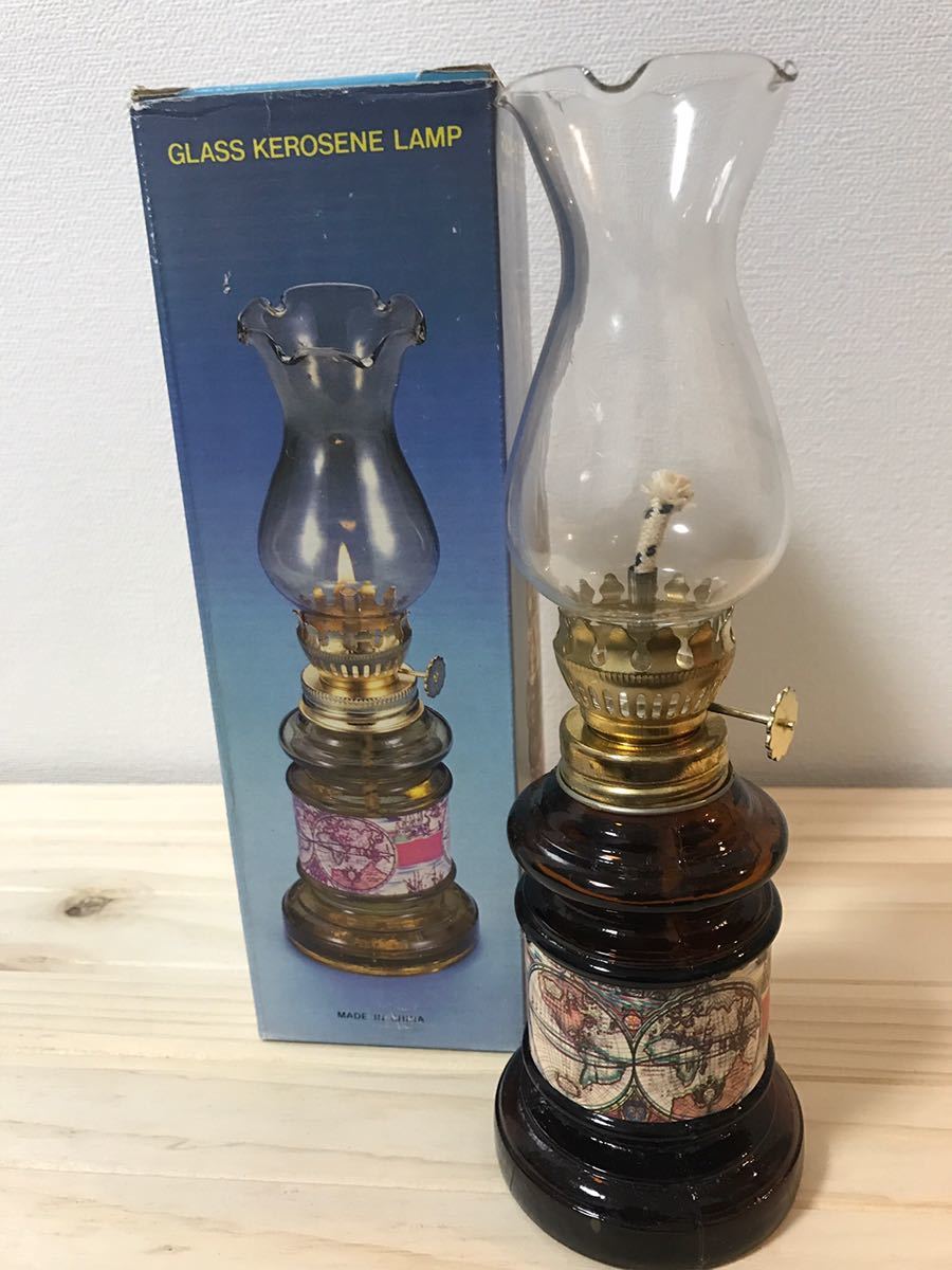 【送料無料】新品未使用 マルコポーロランプ ケロシンランプシリーズ GLASS KEROSENE LAMP 