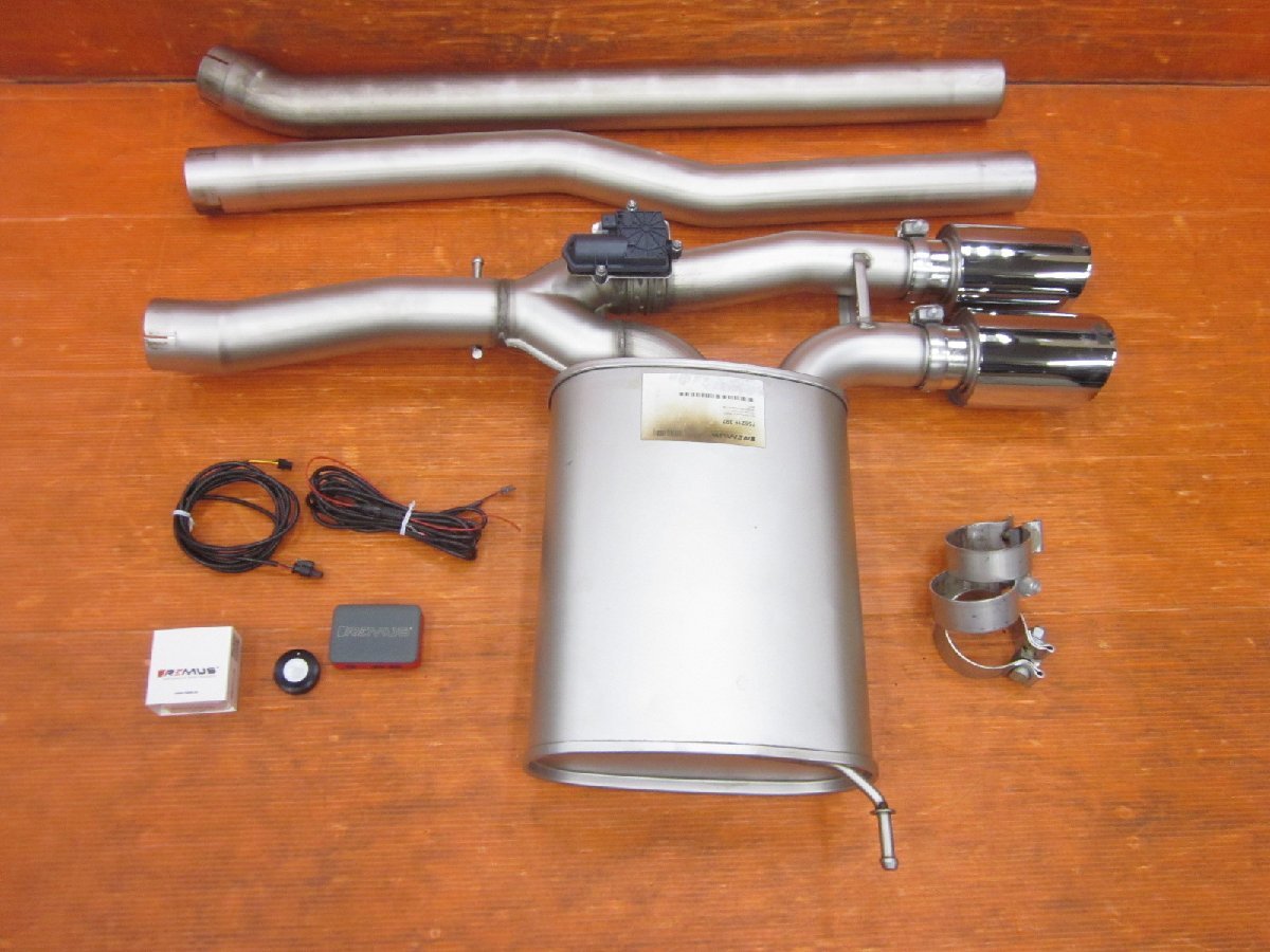 I】REMUS スポーツマフラー 可変バルブ付き BMW MINI F56/F57 品