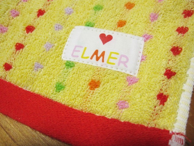 *送料無料*新品*エルマー*フェイスタオル2枚*ELMER*ゾウ*_画像5