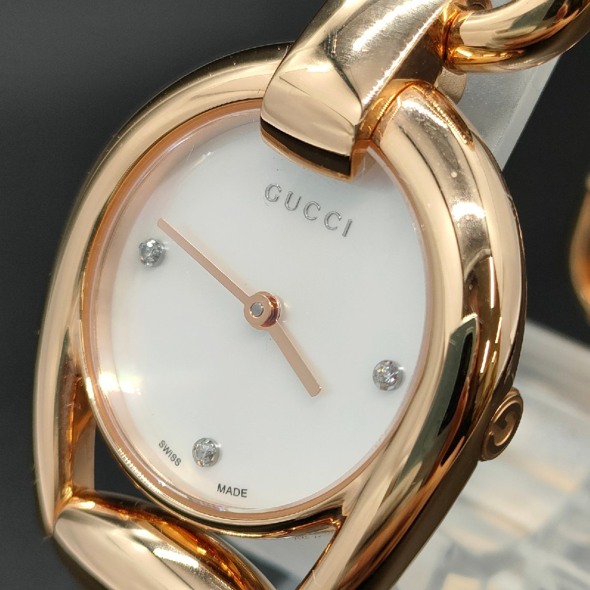 グッチ Gucci 腕時計 動作品 139.5 レディース 超美品 3525443