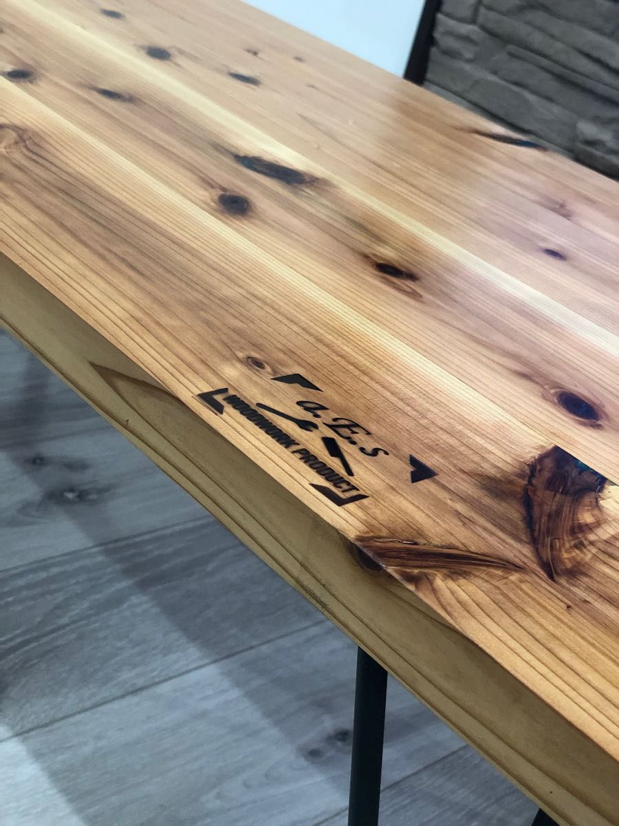 杉を使用したセンターテーブル　ローテーブル