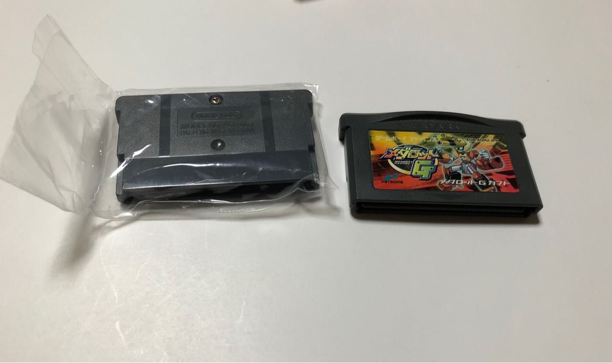 GBA メダロット弐 CORE クワガタ ほぼ新品 / メダロットG カブト ラベル上部焼け セット ゲームボーイアドバンス