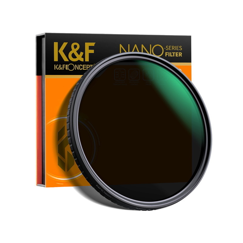 K&F Concept NANO-X 可変NDフィルター 62mm ND32~ND512 KF-62NDX32-512 | 可変式NDフィルター バリアブルNDX 減光フィルター 動画_画像2