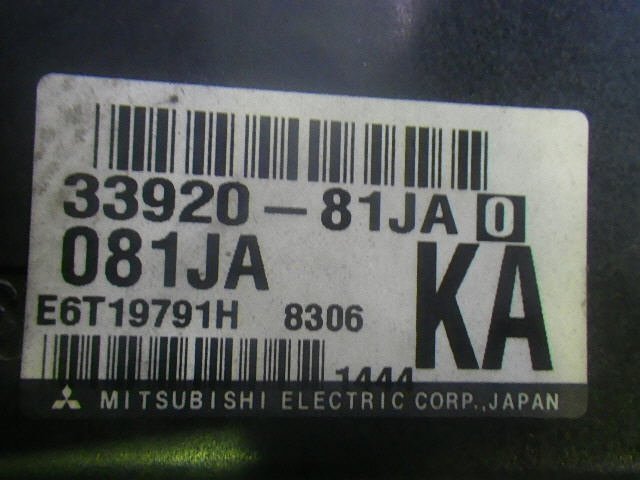 【検査済】 H20年 AZワゴン DBA-MJ22S 後期 スロットルボディ K6A 1A37-13-640B CPU付 [ZNo:03003496] 8932_画像4