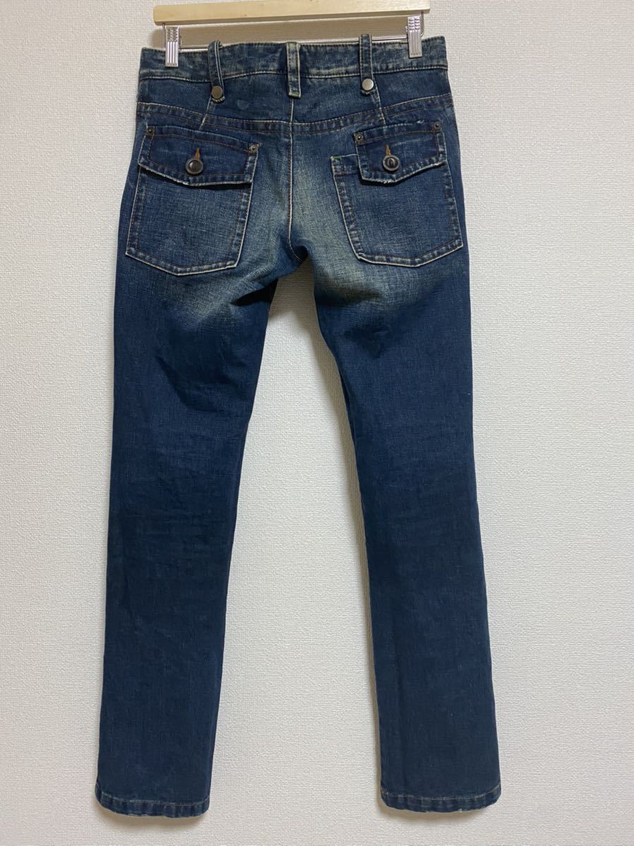 DSQUARED2 ディースクエアード ジーンズ デニム レザーパーツ 44