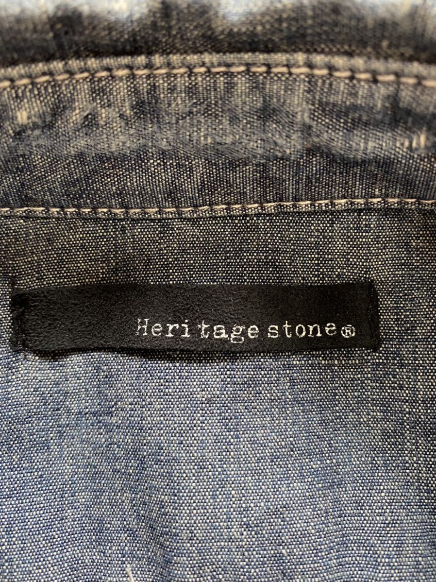 Heritage Stone ヘリテージストーン　デニムシャツ　M_画像7