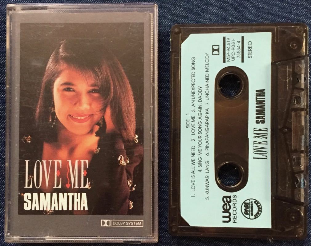 SAMANTHA LOVE ME カセット 輸入盤 フィリピン サマンサ_画像1