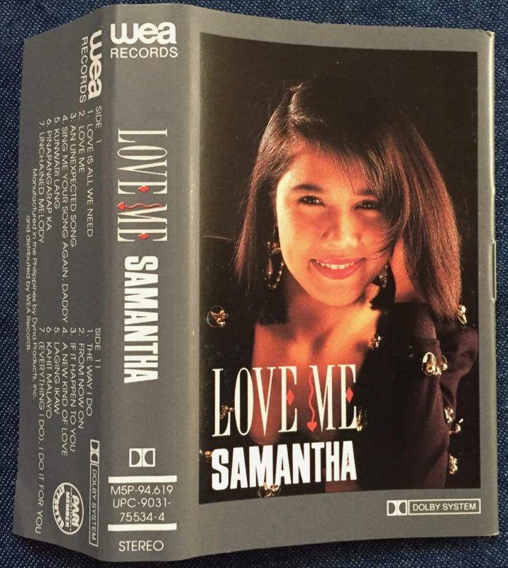 SAMANTHA LOVE ME カセット 輸入盤 フィリピン サマンサ_画像2