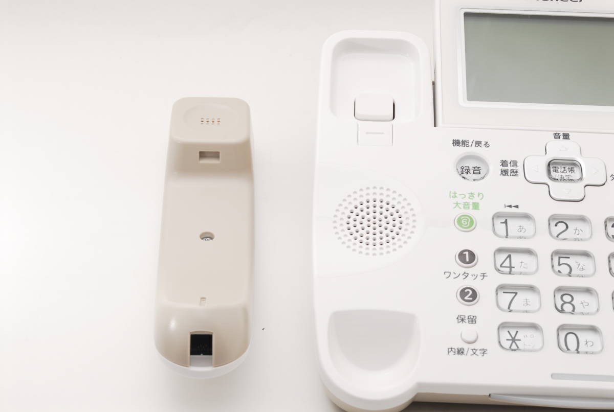 【使用感少ない】Pioneer(パイオニア)TF-SA75S(W) 子機1台付き(TF-EK73-W) デジタルコードレス電話機 ホワイト 白 ★★送料無料★★
