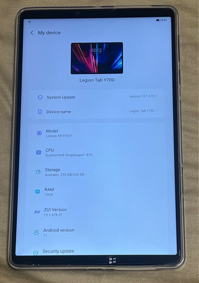 日本製 lenovo legion y700 メモリ12G 256GB sitedev.minifinder.se