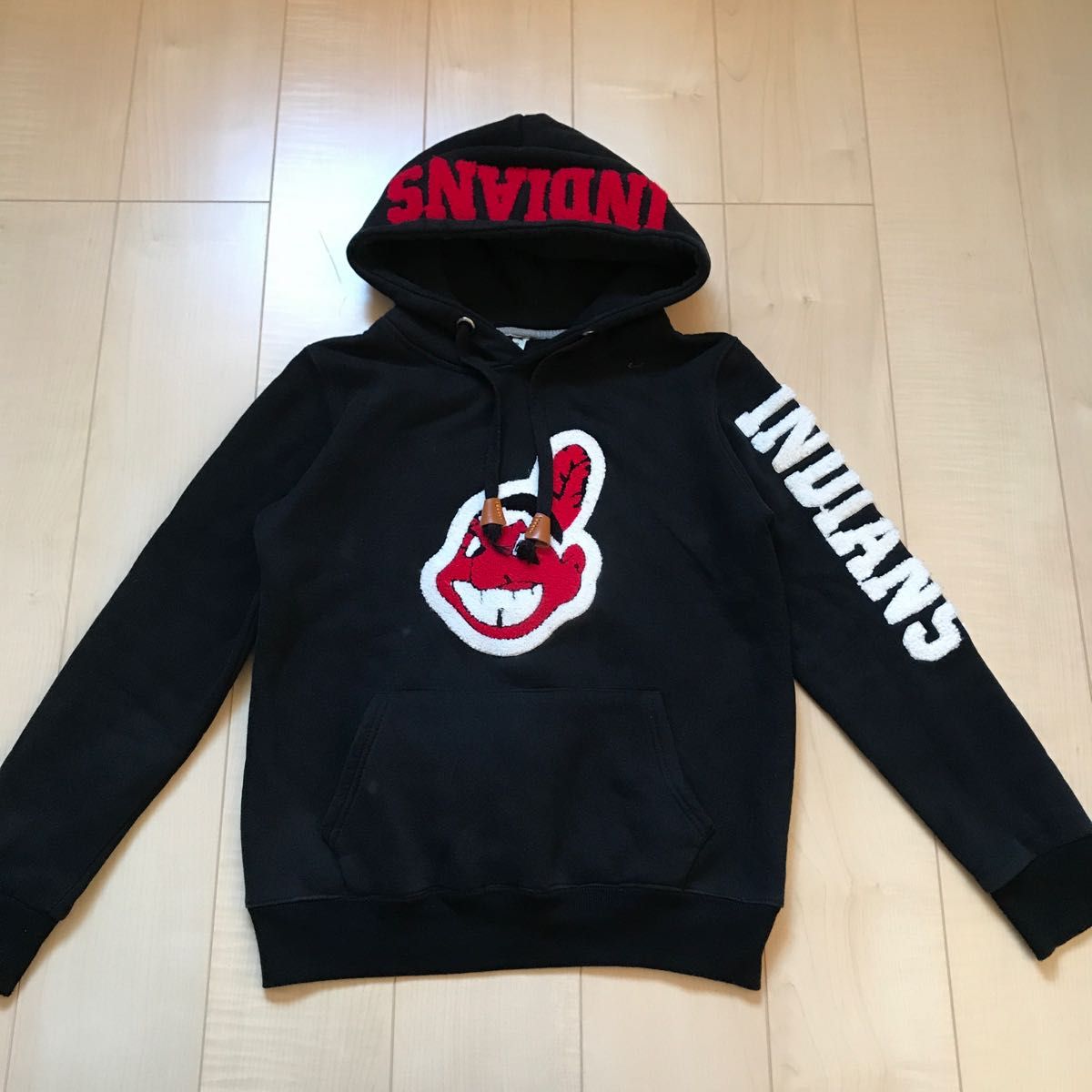 希少　90s MLB インディアンス 刺繍ロゴ　スウェット 上下