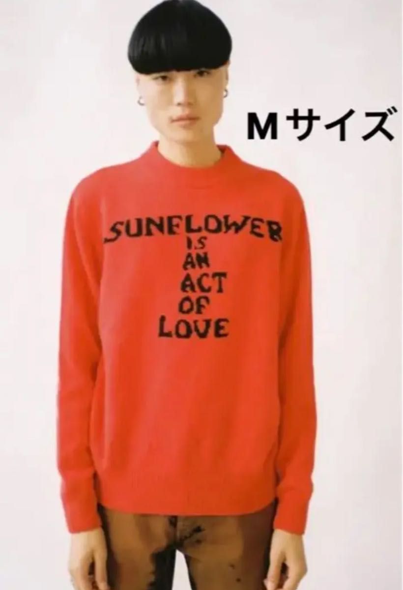 sunflower サンフラワー moon love ニット レッド wingrand.com.au