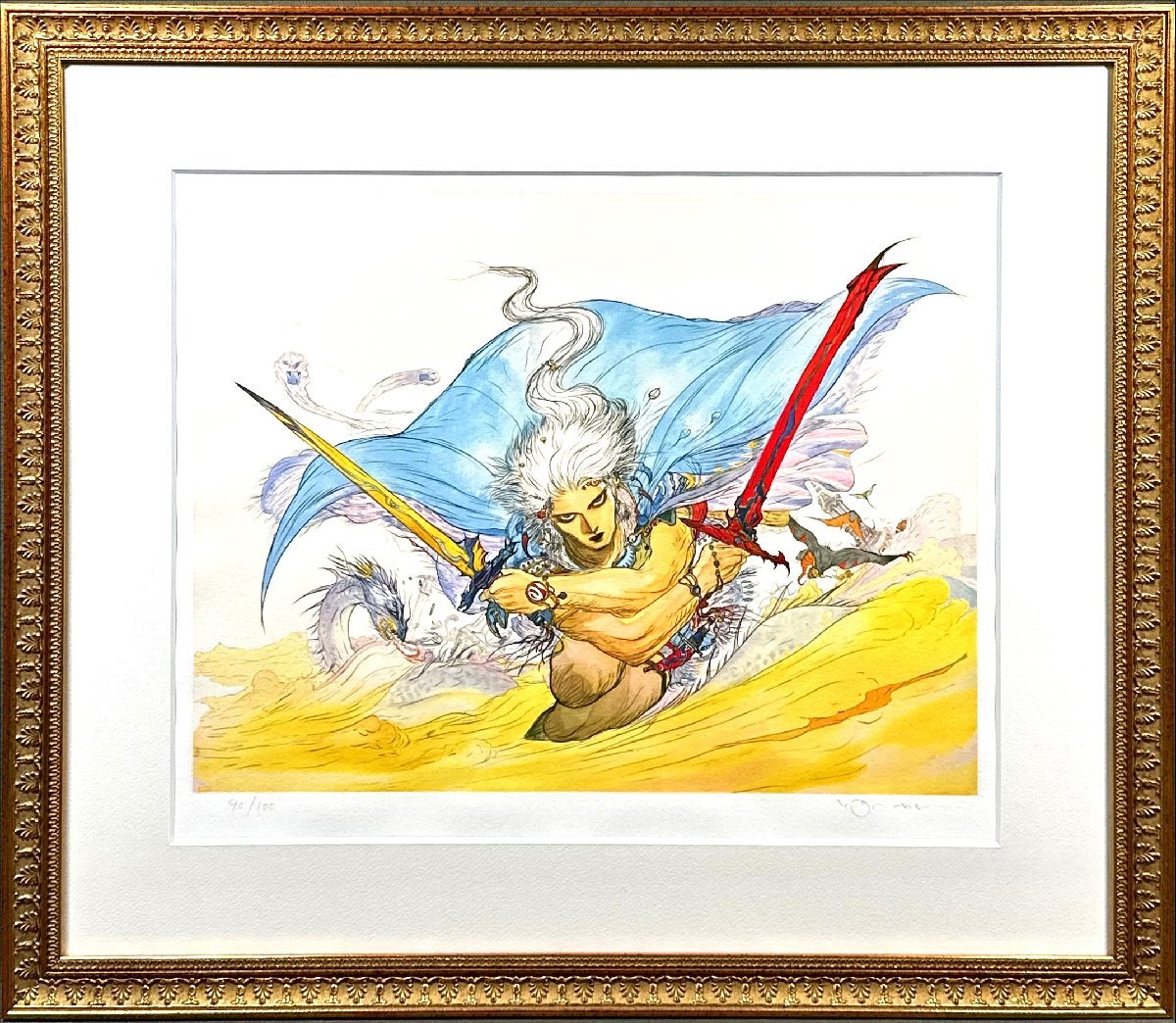 Yahoo!オークション - 天野喜孝 TWIN SWORD ジクレ 版画作品 Yahoo!オークション - 天野喜孝 TWIN SWORD ジクレ 版画作品