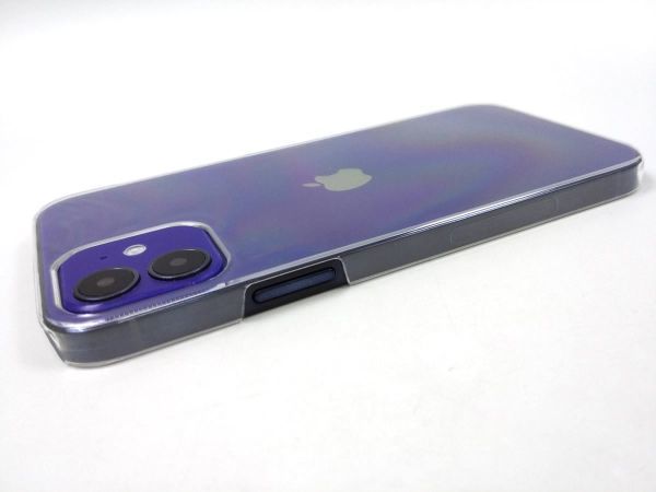 iPhone 12用 ハードケース カバー シンプル 透明 クリア PC_画像5