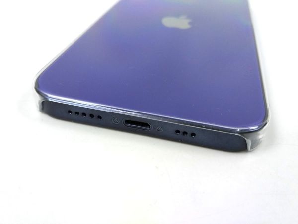 iPhone 12用 ハードケース カバー シンプル 透明 クリア PC_画像4