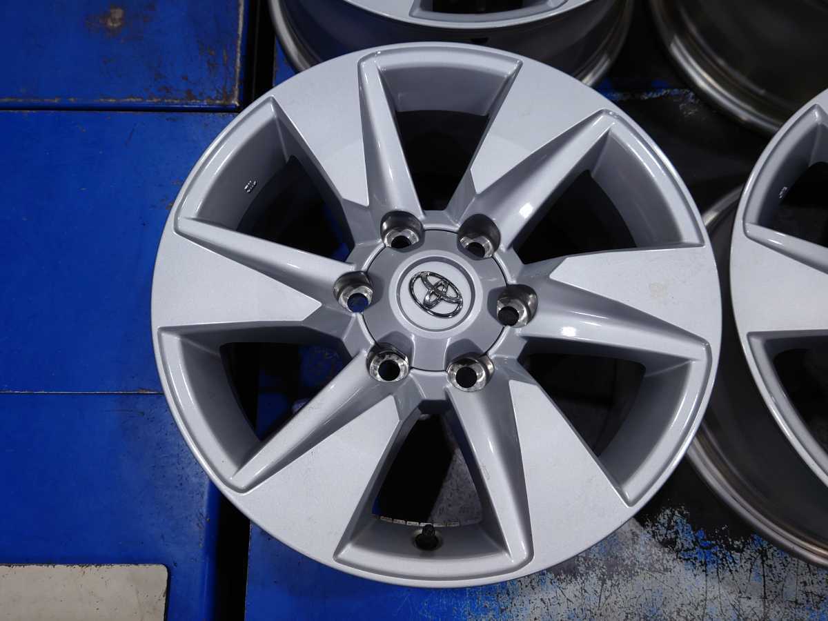 トヨタ ランクル プラド 後期 純正ホイール 4枚 アルミセット 17x7.5J