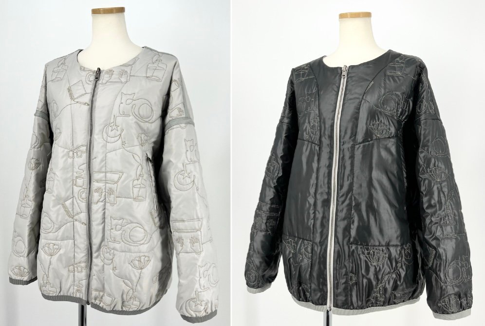 定番の冬ギフト Leilian 21aw レリアン 定価¥75,900- 日本製 グレー