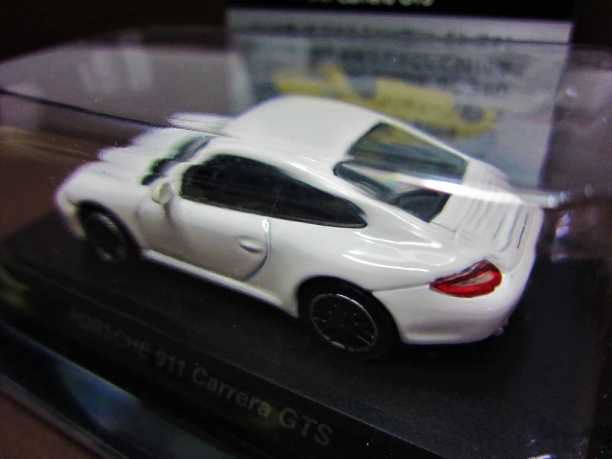 京商1/64★ポルシェ ミニカーコレクション５★PORSCHE 911 Carrera GTS ホワイト★KYOSHO2013の画像5