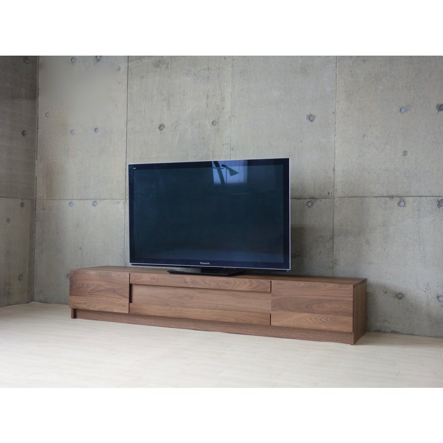 再再再..販 無垢材】テレビボード 200㎝ オーク色 北欧風 | www