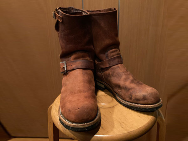 税込) D 8 PT91 ヌバック / Nubuck 赤茶 / RedBrown エンジニアブーツ