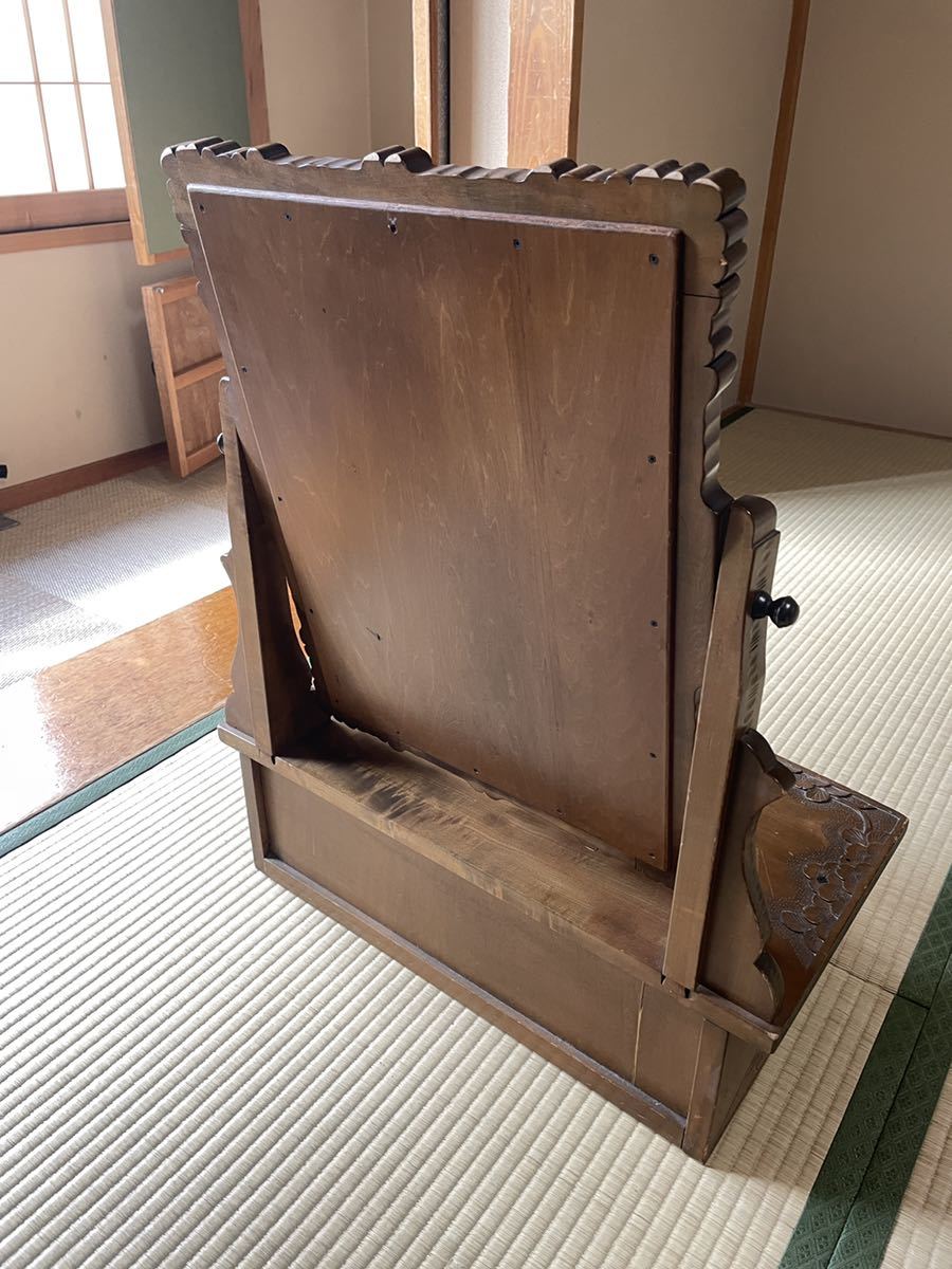 軽井沢彫 姿見 シバザキ 20万円 鏡台9 www.anac-mali.org