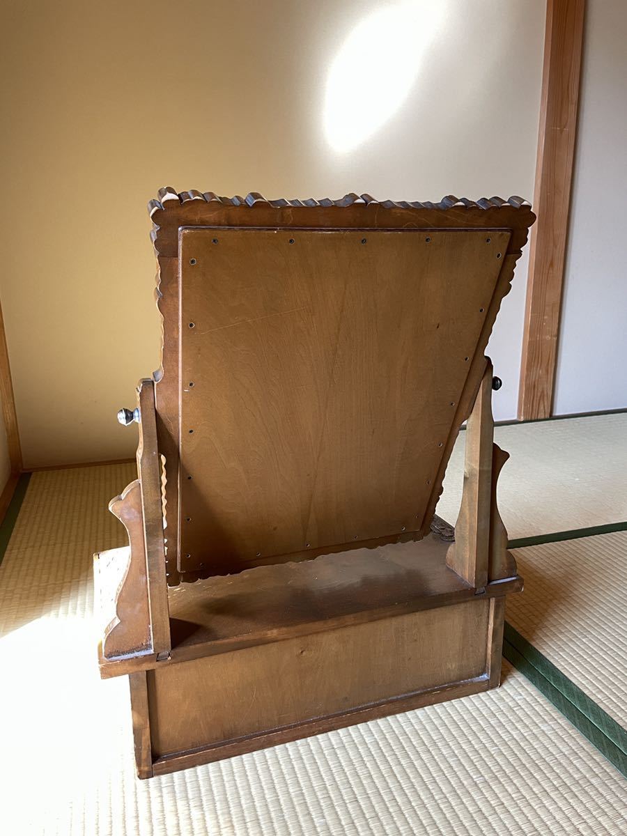 軽井沢彫 姿見 シバザキ 20万円 鏡台7 churchshepherds.org