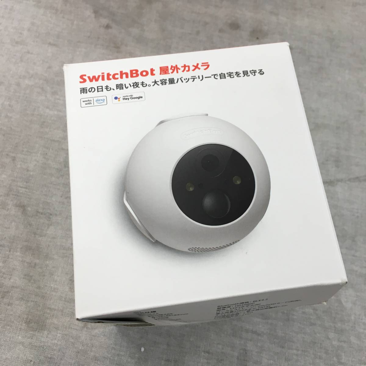 SwitchBot камера системы безопасности переключатель boto наружный камера Alexa - мониторинг камера W2802000