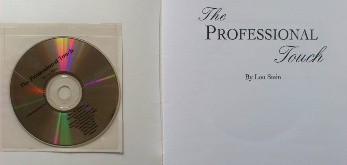 洋書輸入楽譜『the professional touch by Lou Stein』ルー・ステイン ジャズピアノ曲集 CD付属_画像5