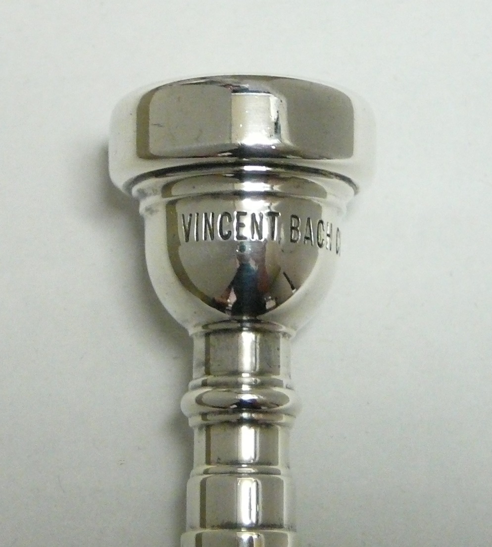 ドット無し バック VINCENT BACH CORP 2-3/4C マウスピース ドット無し バック VINCENT BACH CORP 2-3/4C マウスピース