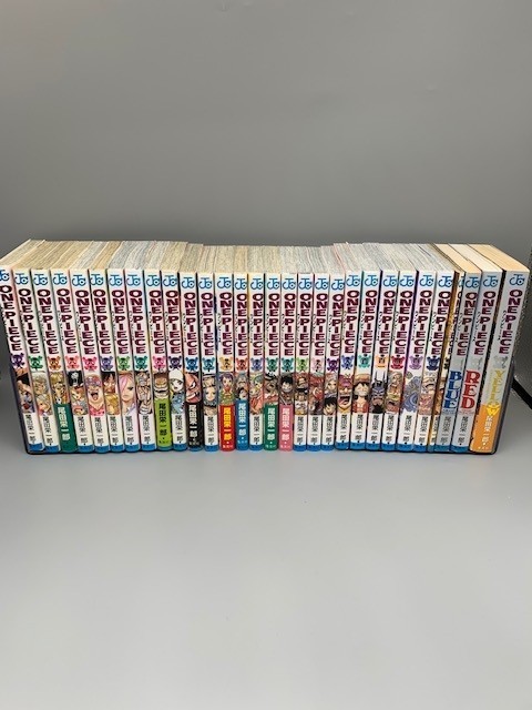 最新刊 ワンピース ONE PIECE 尾田栄一郎 1-104巻+零巻+RED+BLUE+ ...
